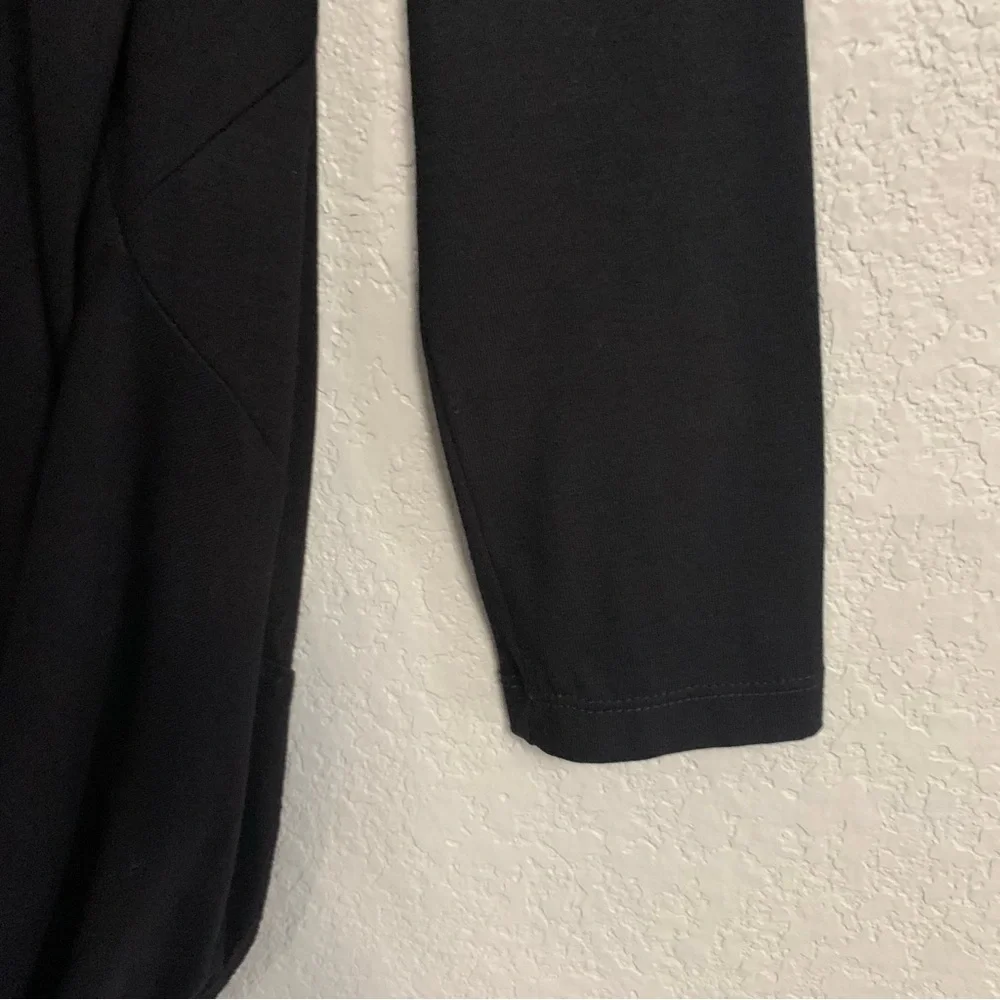 Alembika Top Womens 4 Lagenlook Asymmetrical Seam Oversized Drape Black US XL - Picture 7 of 16